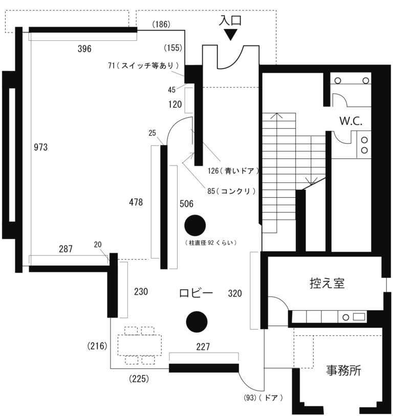 画廊平面図